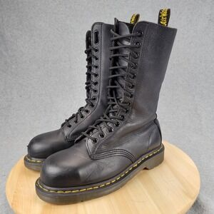 Dr. Martens Rare 1940 Steel Toe‎ Combat Boot Womens 7 Mens 6 Lace Up